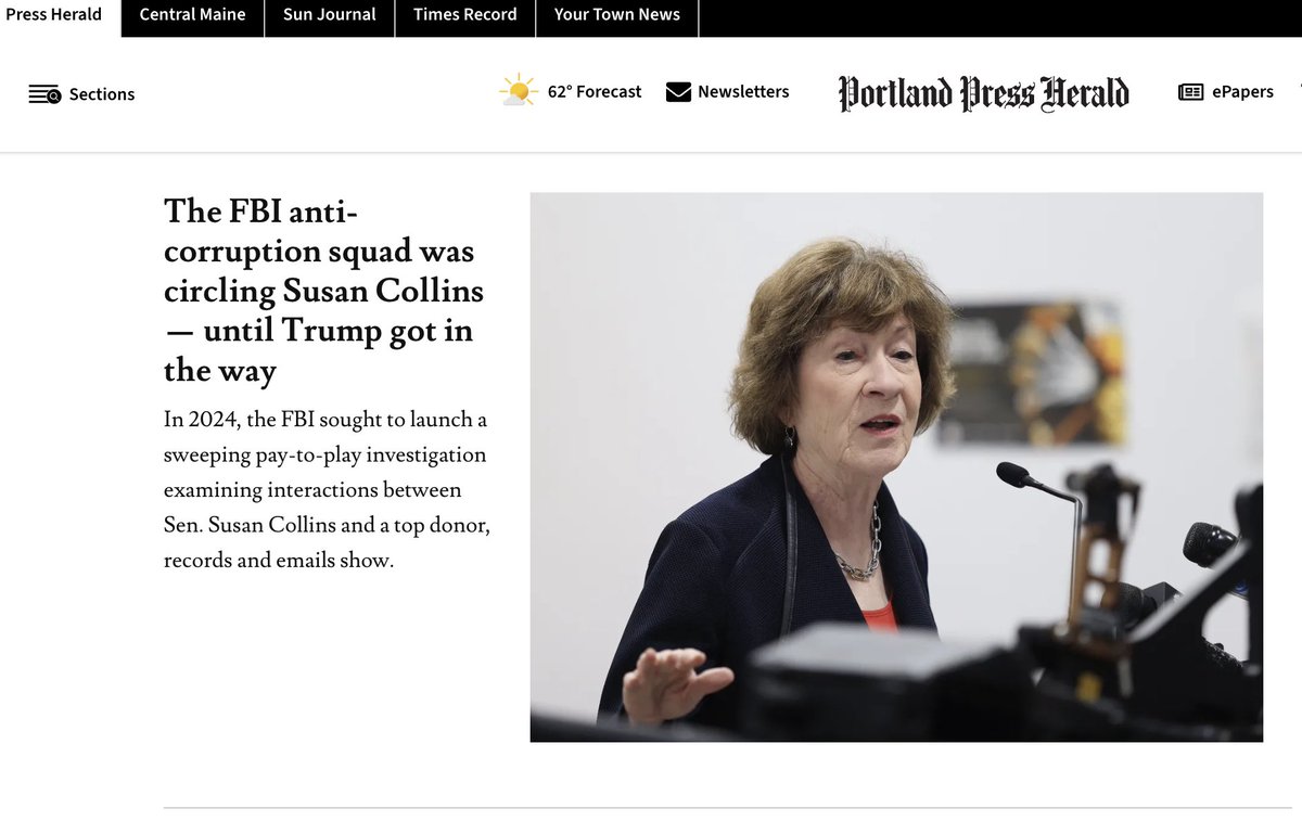 aseitzwald's tweet photo. ProPublica story leading the homepage of many major news outlets Maine right now. https://t.co/XveGru7Av7