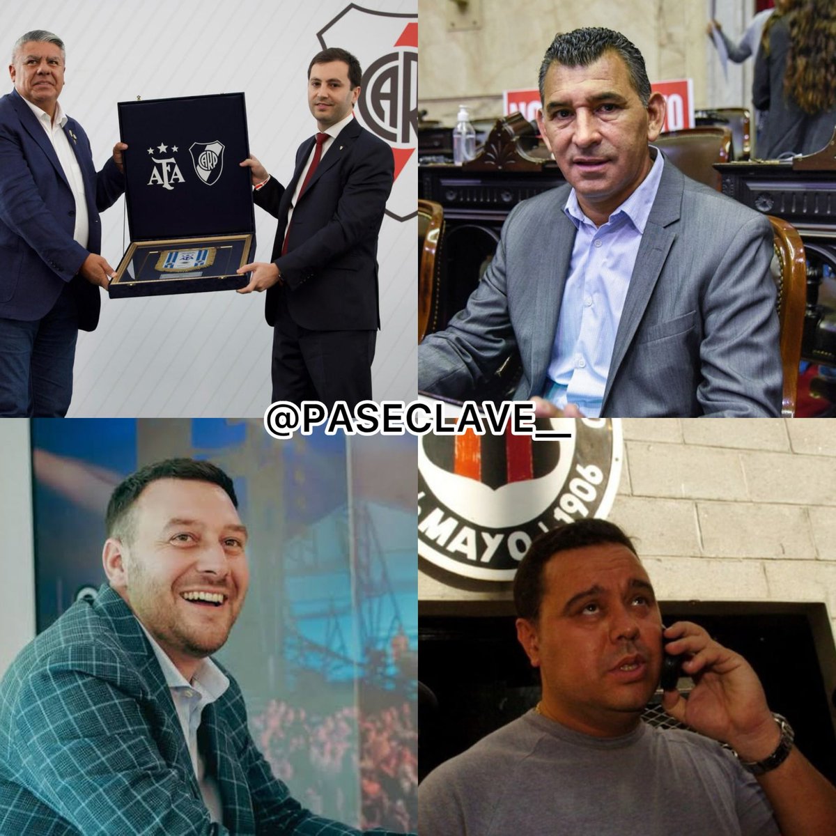 paseclave__'s tweet photo. 💣🔥 “La reunión de Comité Ejecutivo de AFA estuvo caliente. Cuando River presentó el petitorio para hacer cambios en los torneos y arbitrajes, Mario Leíto (Atletico Tucumán), Matías Mariotto (Banfield) y Marcelo Achile (Defensores De Belgrano) lo cruzaron”

Vía: @davellaneda77 https://t.co/KyKtp8nLkT