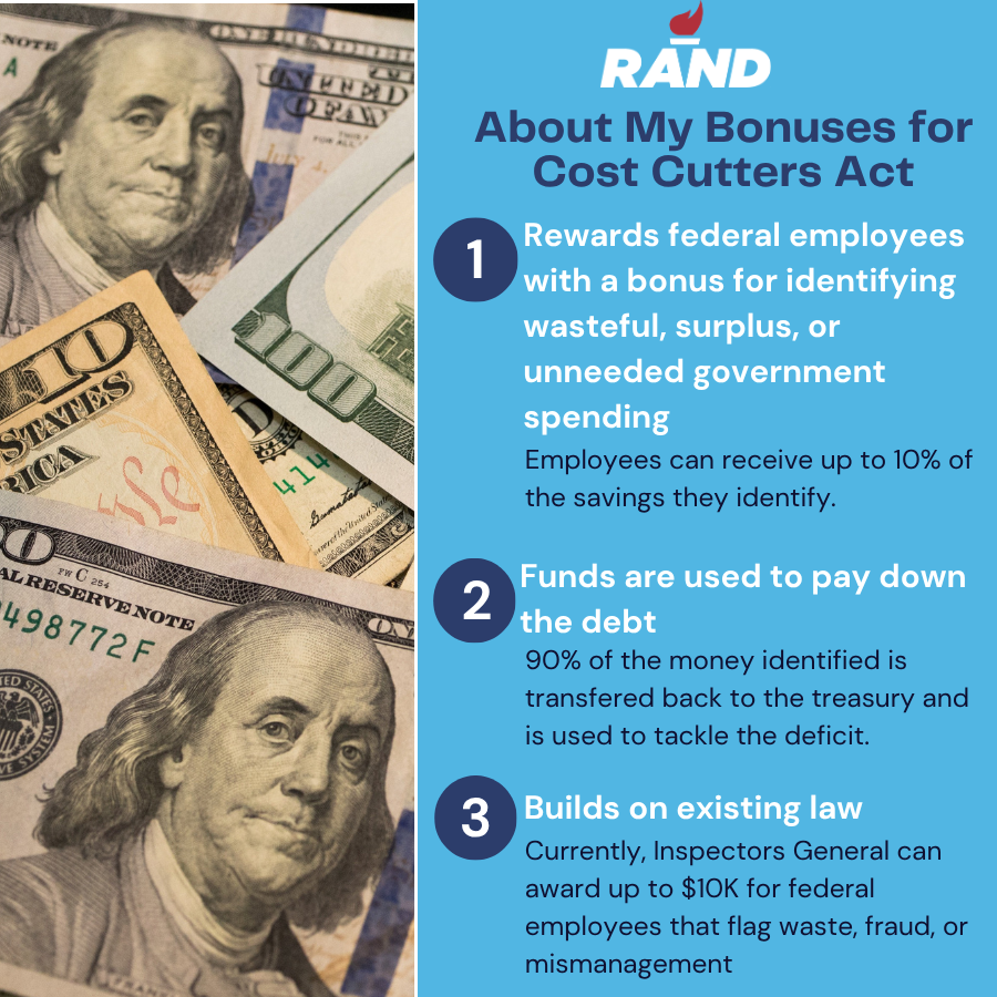 RandPaul's tweet photo. Every September, agencies rush to burn through leftover budget because unspent money gets taken away, not rewarded. The pressure in Washington is enormous: spend all you can before the fiscal year ends, or risk getting a smaller budget next year

My Bonuses for Cost-Cutters Act pushes back against that status quo. It rewards federal employees who identify waste instead of racing to spend leftover funds. That is the incentive we should have had all along.