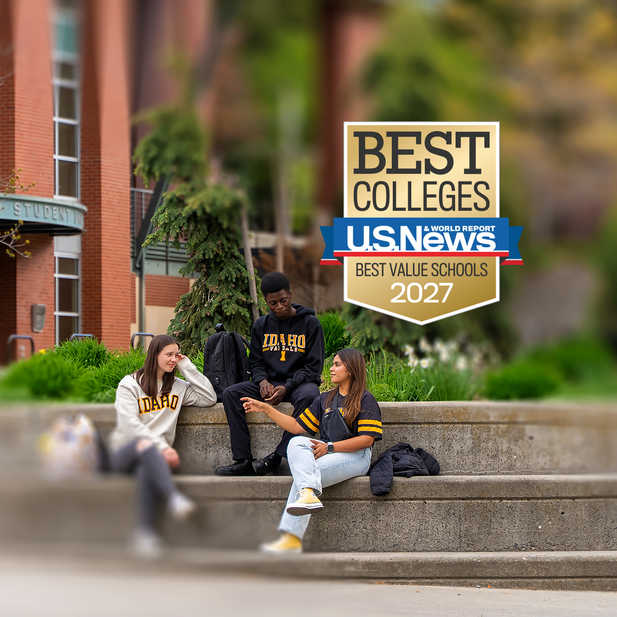 uidaho's tweet photo. You're looking at the No. 1 Best Value Public University in the Nation by U.S. News &amp; World Report. 👀🥇#GoVandals https://t.co/aqy8MpHDAI