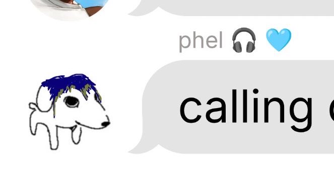 GENKADANJA's tweet photo. sett loves dogs -> phel sets his pfp as the drawing of himself as a dog https://t.co/VazuUJEM16