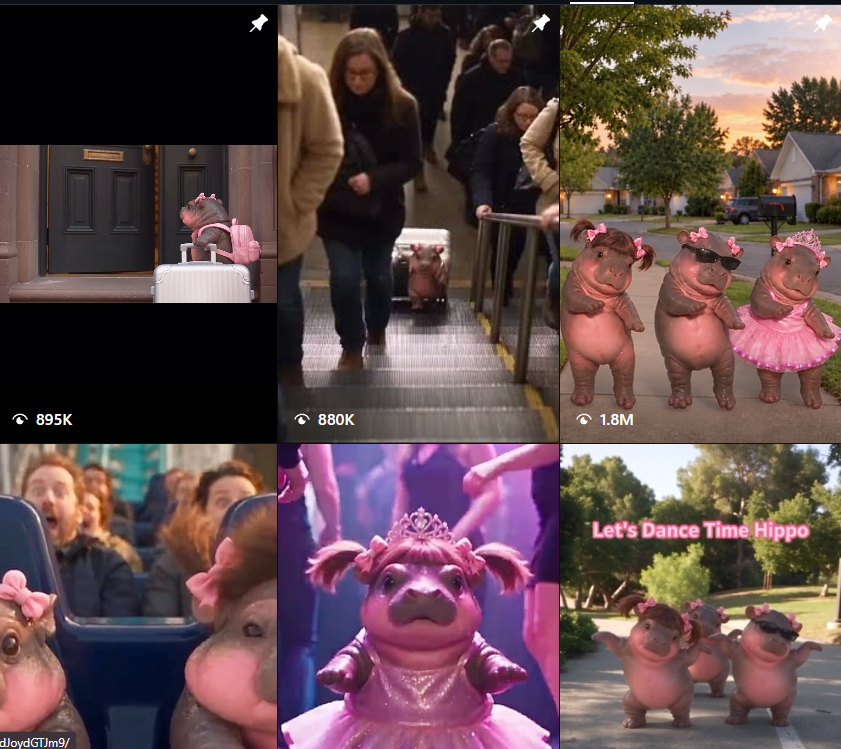 kkkkumap's tweet photo. Meet Pippo NYC’s tiniest new Hippo.. 🎀

This baby hippo is taking over Instagram, with hundreds of videos following her very normal, very chaotic New York life. While the city moves at full speed around her, Pippo is just a small girl living her best life..

Fans are obsessed. The merch is moving. The Pippo cult is growing!

Welcome to the block, Pippo.. 

https://t.co/7GT1fX0K7K