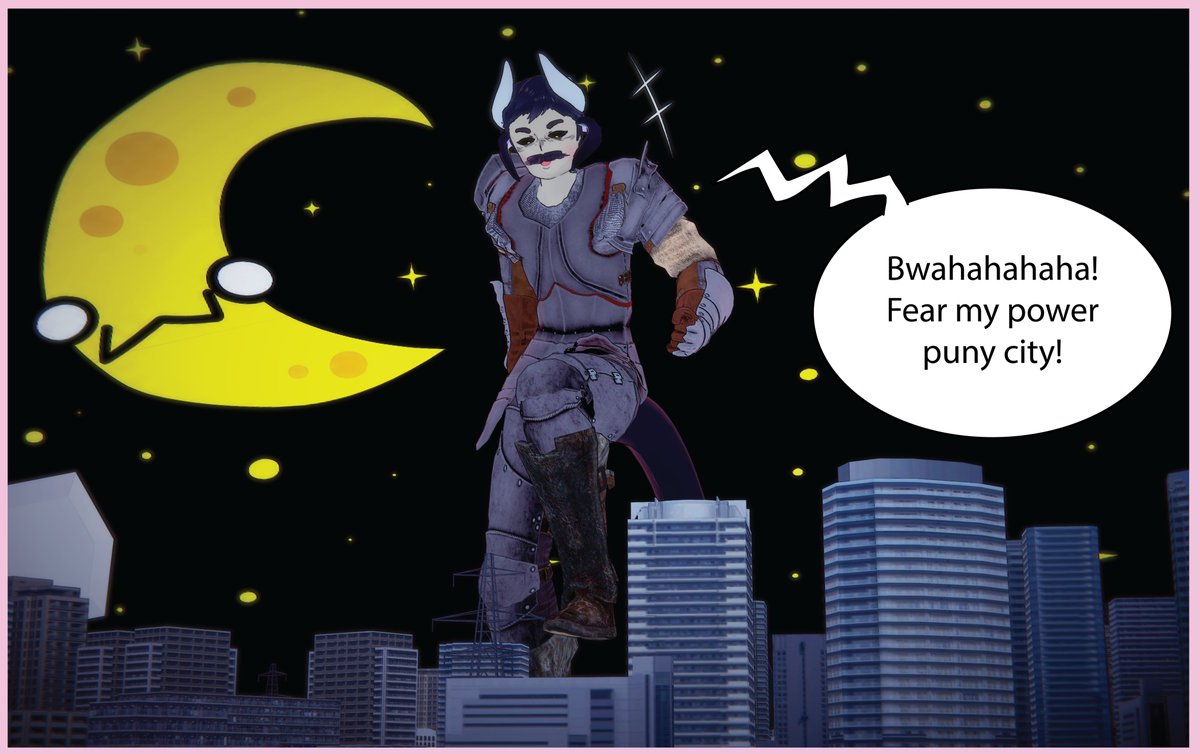 BunnyBite3's tweet photo. Found by the Bunny maid 🩷

Thank you to @KingKairic for the commission! I enjoyed making this.

Kairic is terrorizing a city but its just a tiny toy city I keep in a drawer!!

I finally found the teeny little guy after looking for him for ages.

He can help me play maid 🤩 https://t.co/c7Fz5acLjb