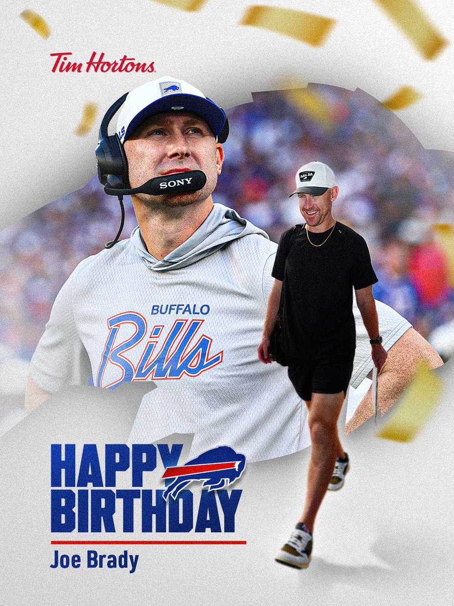 BuffaloBills's tweet photo. Happy Birthday Coach!! 🎂

@TimHortonsUS | #BillsMafia https://t.co/Ojir9FqMxJ