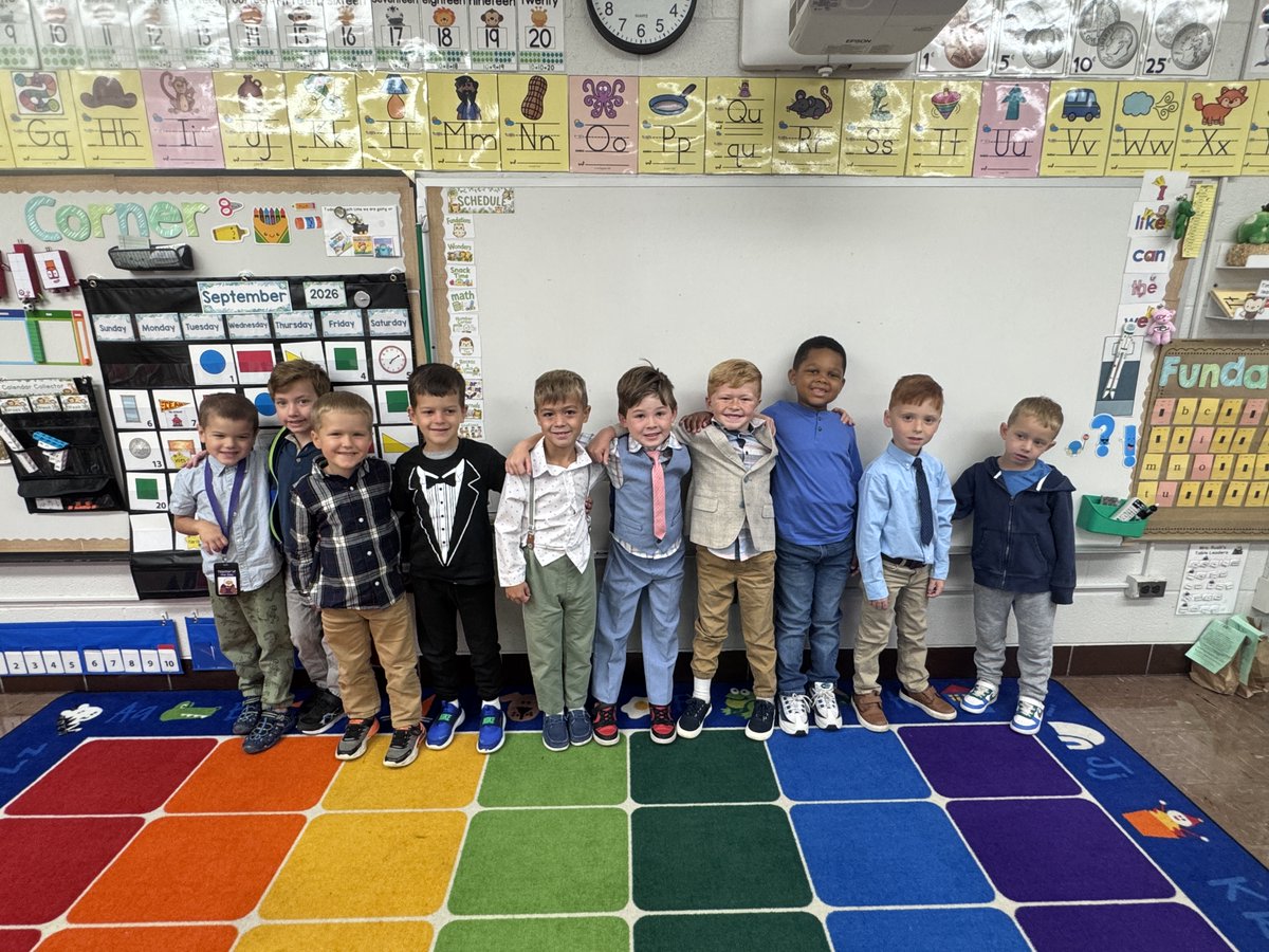 AvonLocalSch's tweet photo. Our youngest Eagles joined in the fun for Fancy Day for Spirit Week! https://t.co/W98Vpu7Ob2