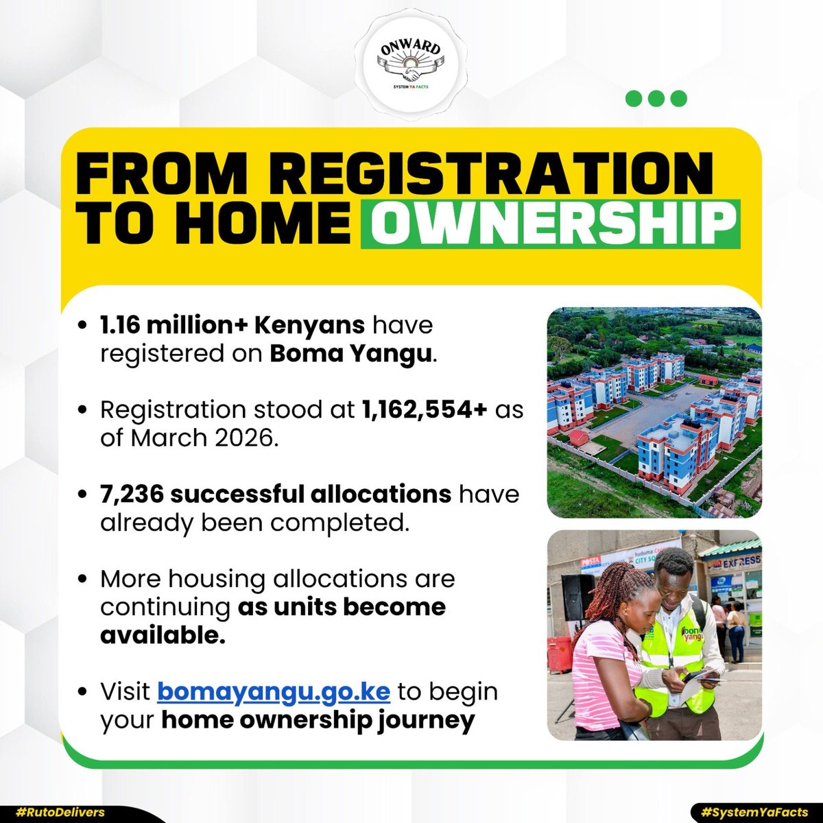 Ms_wanjii's tweet photo. Affordable housing is building more than homes it’s creating jobs, skills and opportunities for Kenyans across the country. 
 #RutoDelivers #SystemYaFacts https://t.co/cdD6sHXK6Q