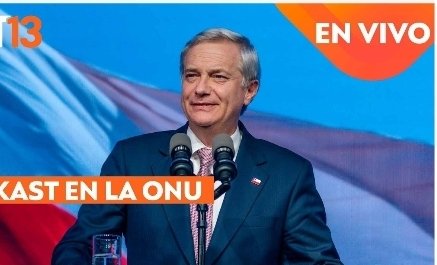 Alexo_cqbo's tweet photo. Una vergüenza 
#KAST balbucea un discurso  en la #ONU como si estuviera en una reunión de CEMA. Según este sujeto en 6 meses controló la seguridad y mejoró la economía de Chile
#UnaVerguenza https://t.co/EX9kSP9u8t