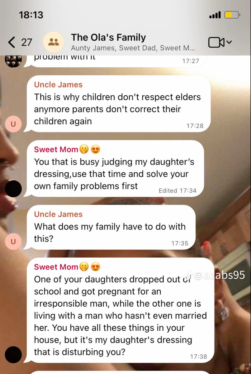 _agneeess's tweet photo. Her uncle reported her in the family group chat😂😂💔 https://t.co/RLEpCXOMKa