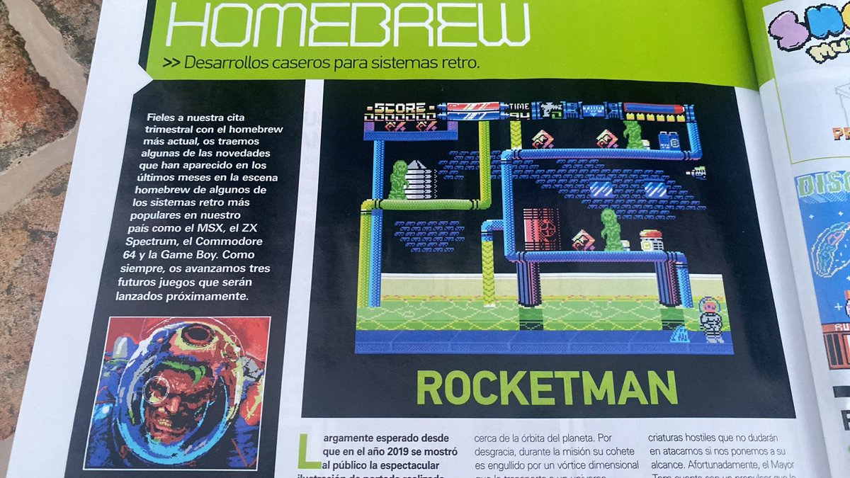 rocketmanmsx's tweet photo. 🚀 ¡Rocketman vuelve a las páginas de una revista! Esta vez en Retro Gamer en castellano. 🇪🇸

Muchas gracias a @blackmores_ por el artículo y por dar visibilidad al proyecto. 😊 https://t.co/anqeRlEGFh