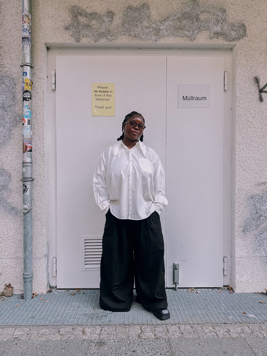 RachelSeidu's tweet photo. Love is the work is officially open at Between Bridges, Berlin.❤️✨
There’s something so lovely about sharing the work with strangers, and watching them fall in love with it. Maybe this is also part of the work: making, sharing, witnessing, loving.
Open until October 25th. https://t.co/BoDJOcf2yT