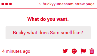 captainbbbucky's tweet photo. Wouldn't you like to know. https://t.co/DNqHntHmQS