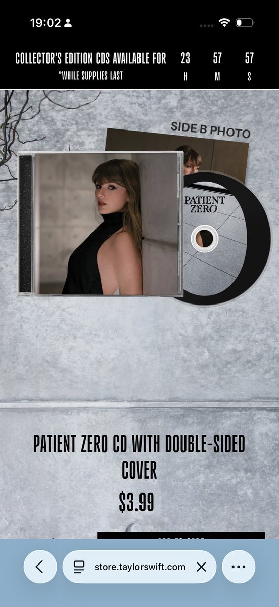Cat_Phillips's tweet photo. What is Patient Zero?! New album? https://t.co/6tDTMukxNm