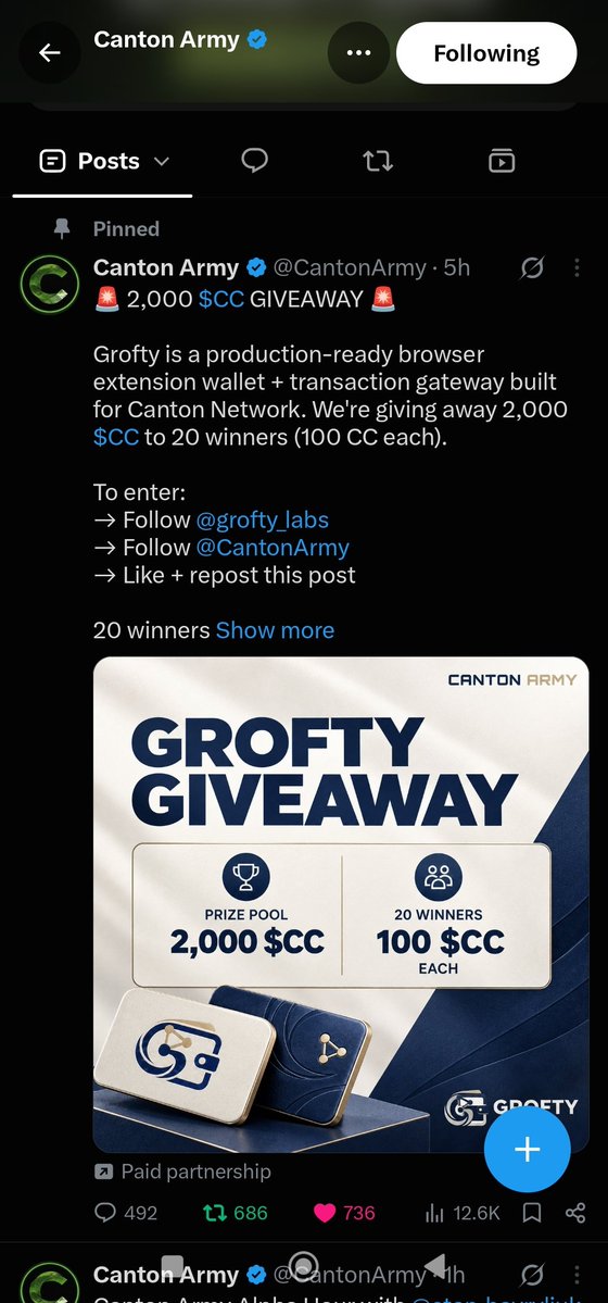 0xFuad777's tweet photo. @CantonArmy @grofty_labs Done all tasks 🙏

 I hope I win this time 🙏✅ https://t.co/5hPkTcsKI4