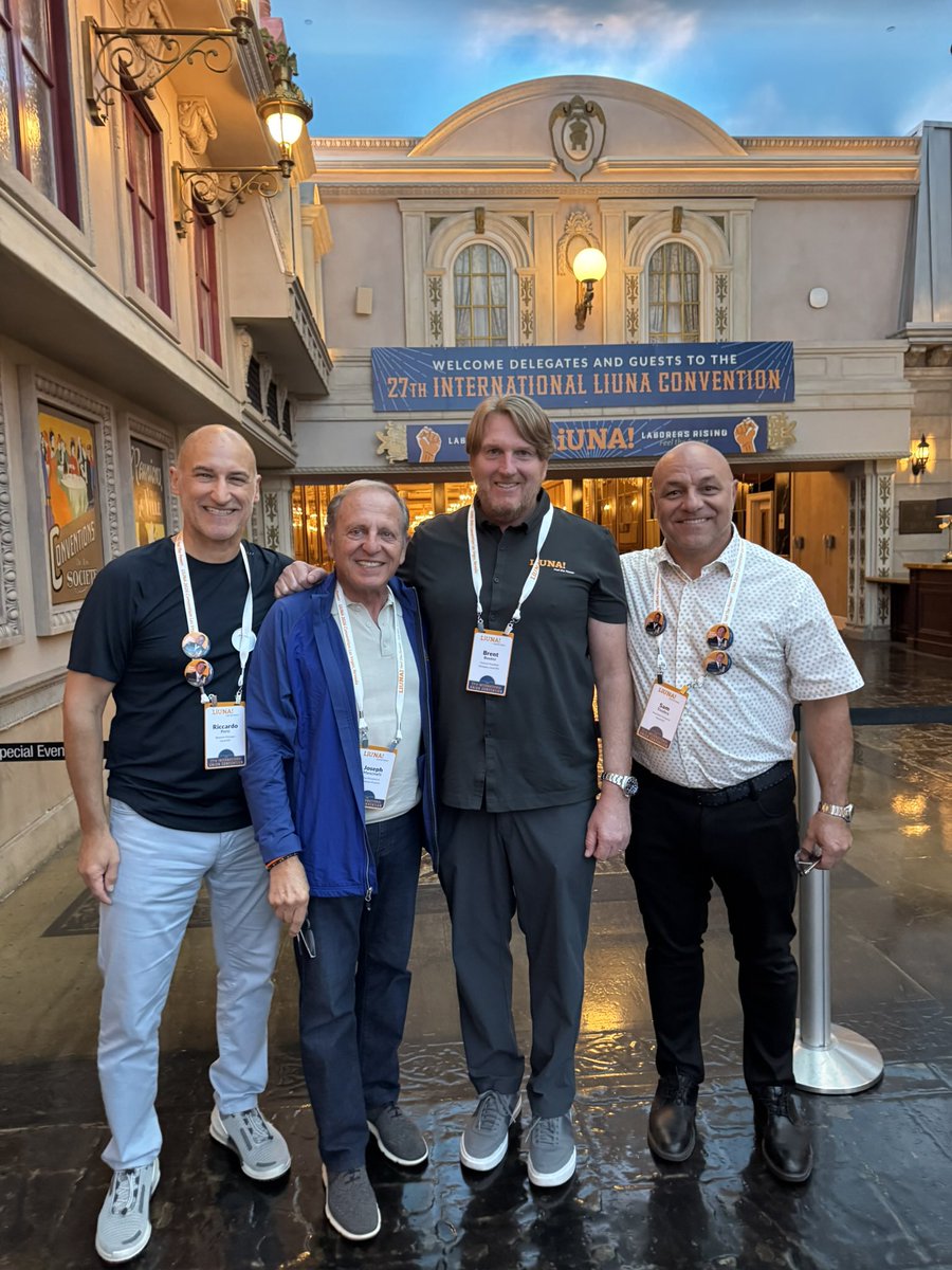 Local837's tweet photo. LiUNA Local 837 is proud to be in attendance at the 27th LIUNA International Convention, joining brothers and sisters from across Canada and the United States! 

United. Strong. Building the future together. 💪 https://t.co/8K207a0Y4V