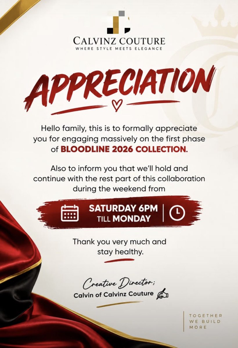 CalvinzCouture's tweet photo. We’re grateful 🙏 https://t.co/RuZfQDo1IX