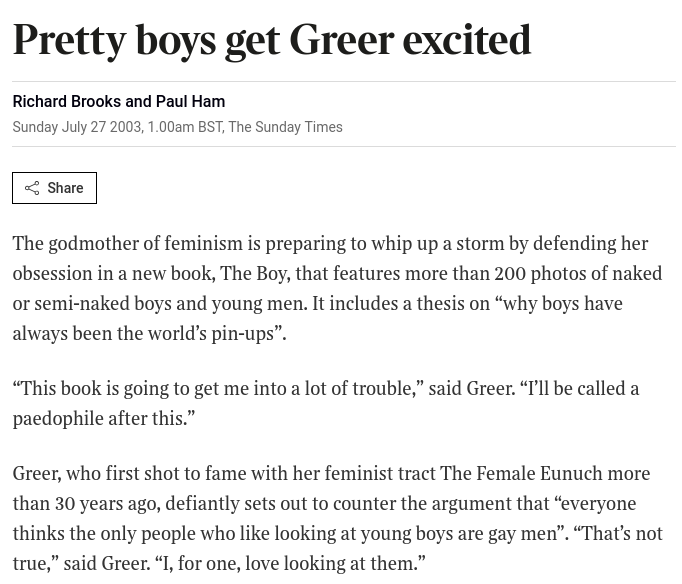 gracemodermind's tweet photo. reminder that TERFism is a PEDOPHILE movement https://t.co/5axBkPDDRC