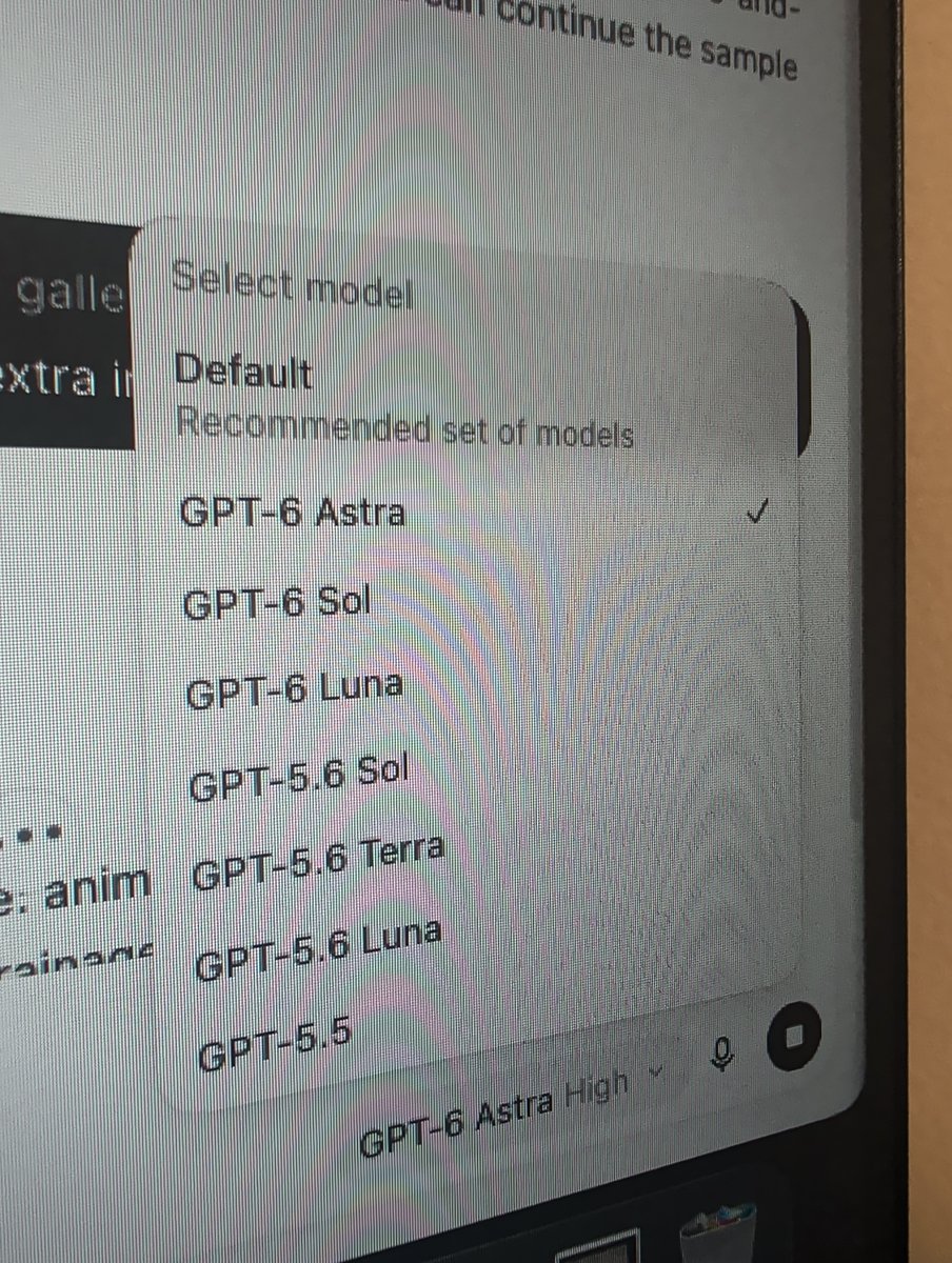 ThinkMo60778392's tweet photo. GPT-6 Sol and Luna are here! https://t.co/a6JIbq9oXe