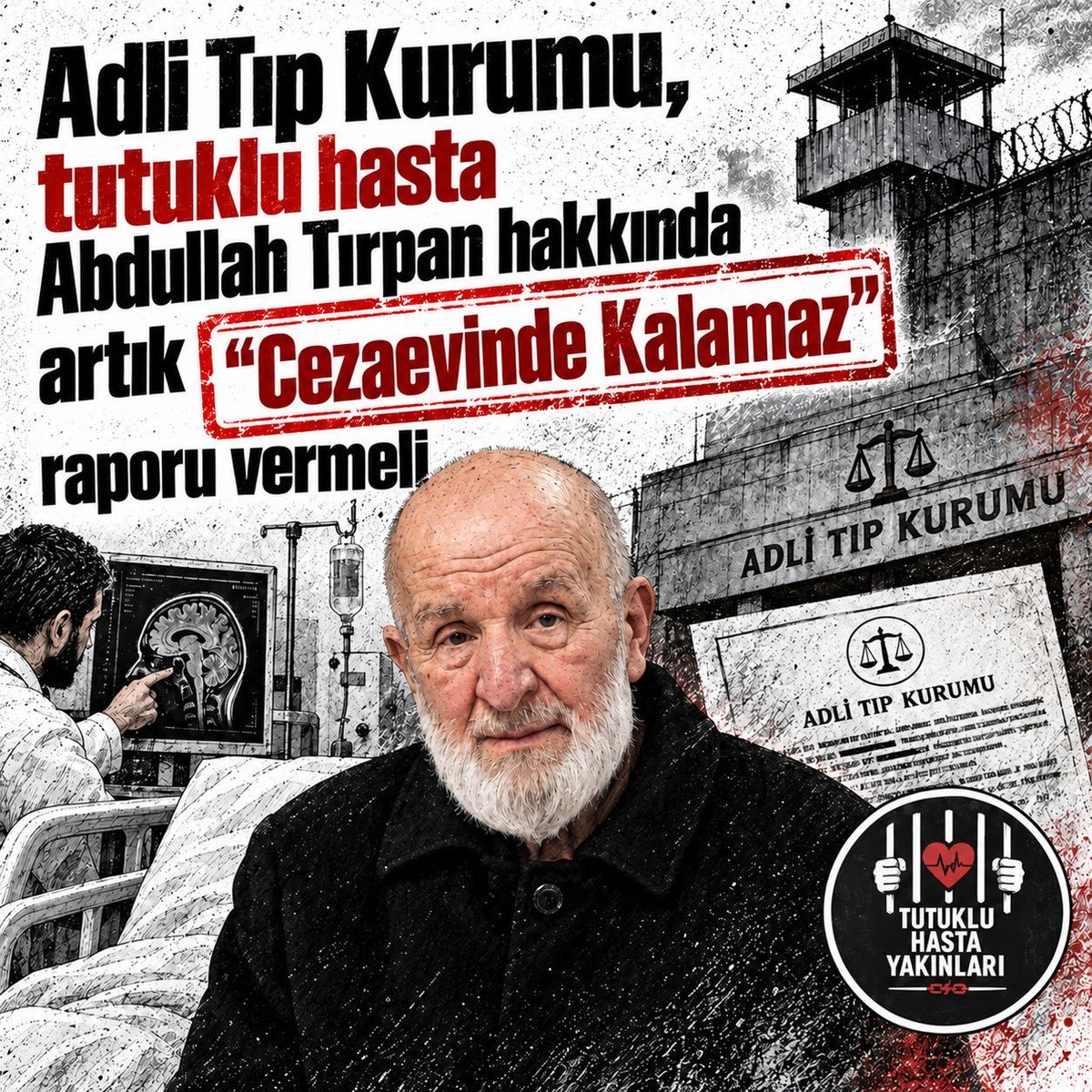 halime88901's tweet photo. “Cezaevinde Kalamaz”

@ADLITIPKURUMU
AbdullahTırpan https://t.co/nk5fy6aKXc