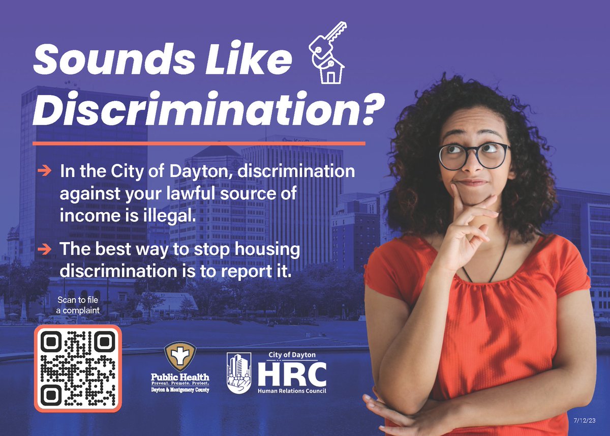 MVFHC's tweet photo. Source of Income Protection is available in Dayton, this protects people whose rent is paid my a Section 8 Voucher, Social Security, or even those getting rental assistance from community organizations. Contact us for more information! https://t.co/Hla0bmq67u