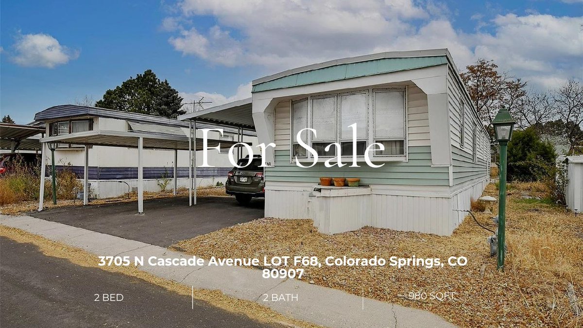 UliPryse's tweet photo. Cozy 2-bed, 2-bath home in a 55+ Colorado Springs community. Bright, practical, with covered parking &amp; storage. Ready to simplify? ☀️🚗🛠️ https://t.co/KDI6gfSgxu