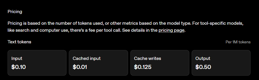 Ananth7e's tweet photo. and GPT-6 Luna pricing is even crazier.

it is $0.10/$0.50 per million tokens.

GPT-5.6 was priced at $0.20/$1.20 per million.

so luna gets another ~50% cut even after openai slashed 5.6 luna pricing earlier. https://t.co/WzbYnbfwMZ