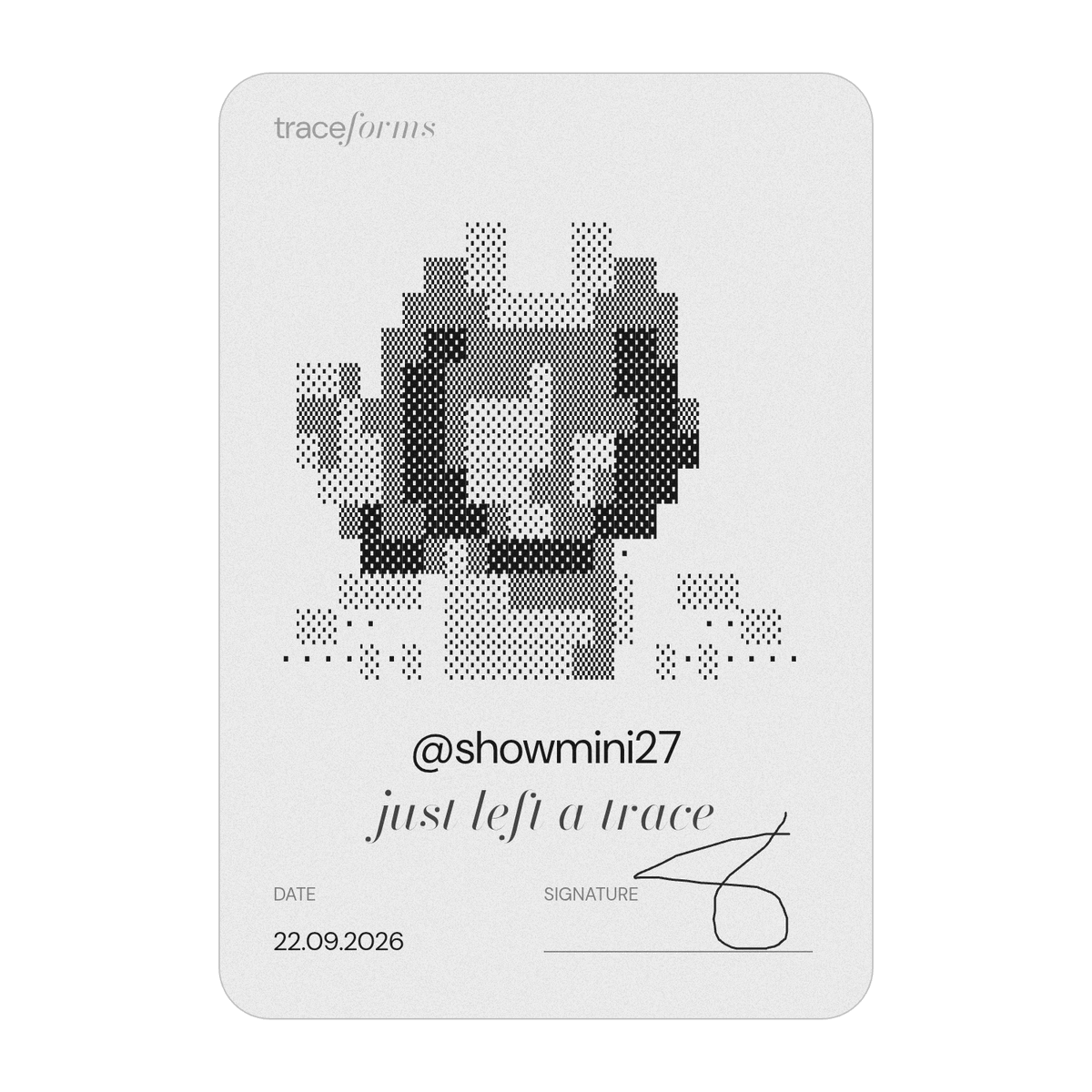 showmini27's tweet photo. @traceforms Signed https://t.co/M2e6lPVJOC