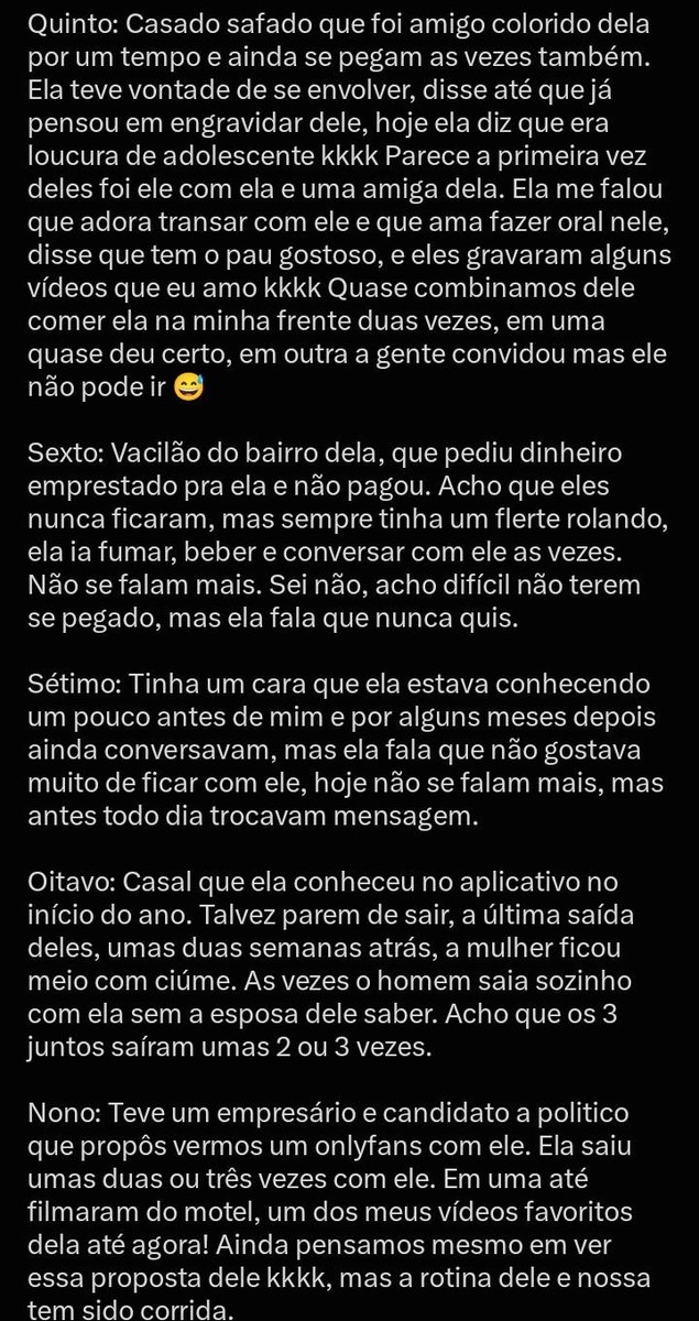 BoiMansinho's tweet photo. Relato 3, os peguetes da minha mulher: Com o fim dos segredos teve aquele momento gostoso de saber tudo que ela aprontava! É muito chifre, e ao mesmo tempo acho que tá pouco ainda! 😆 https://t.co/3NVDDDndR9