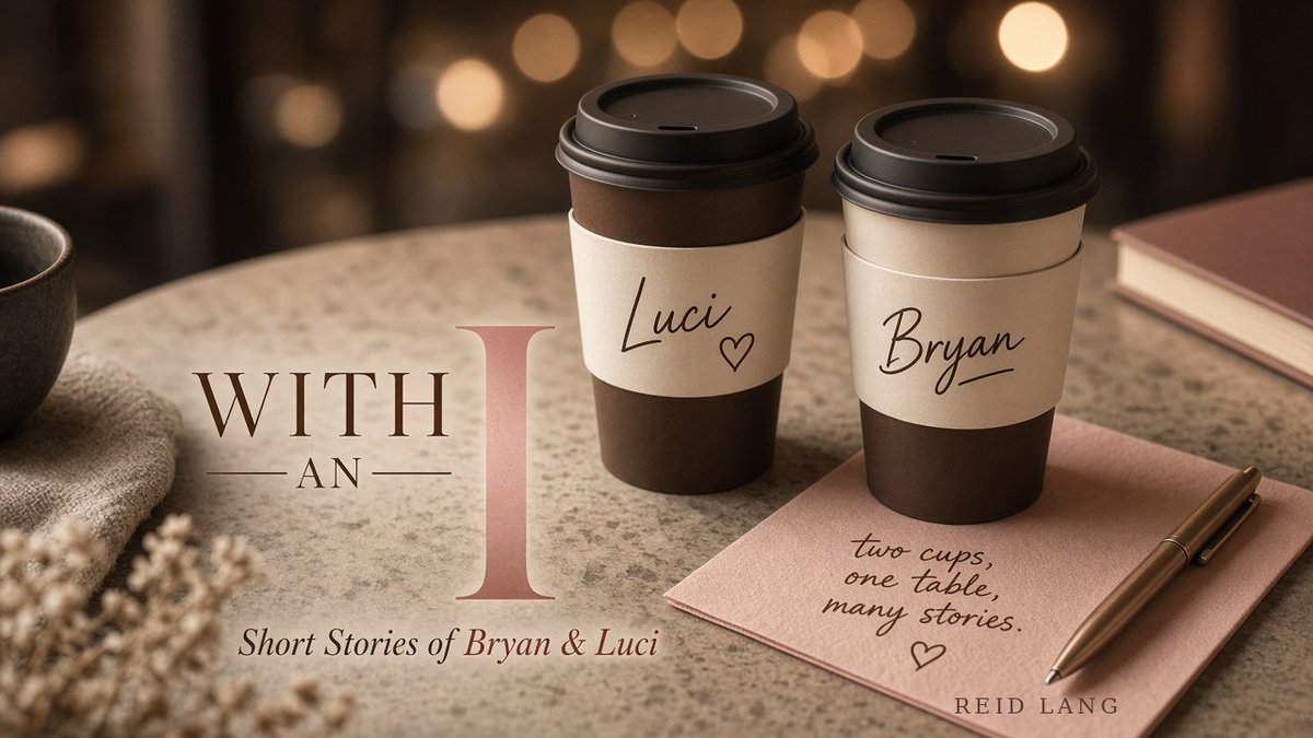 ReidLangWrites's tweet photo. With an I.

Two cups. One table. A name spelled the way it matters.

Short stories of Bryan &amp; Luci, where the ordinary turn is the one that stays with you.

Coming soon.

Reid Lang

#ReidLang #WithAnI #BryanAndLuci #eroticromance #shortstories #ComingSoon https://t.co/09mE7b9jDL