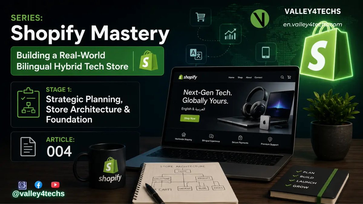 valley4tech's tweet photo. Your Shopify store's first real bug isn't in the code. It's in Settings.

Wrong currency locked after sale #1. Emails silently rewritten to a spammy https://t.co/5aj7r5MzVk address. DNS still pointing at your old host

I mapped the exact 7-step setup order that avoids all three👇 https://t.co/WcPHAimvBY