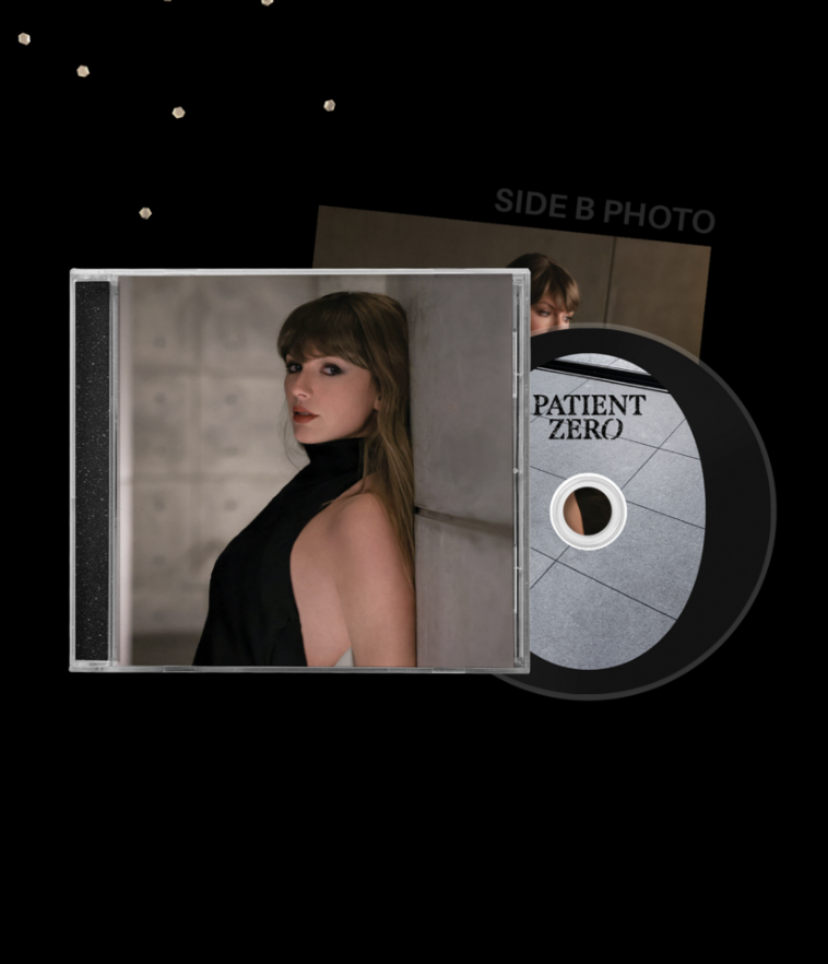Variety's tweet photo. Taylor Swift has announced her new single, “Patient Zero,” out Sept. 25, along with three limited-edition CDs of the single set to ship Oct. 13.

“I’ve been impatiently waiting to tell you that my brand new single ‘Patient Zero’ will be out on September 25 (!!!!!!!!!!!!) and it’s available to pre-order now on my website for 24 hours," Swift said on Instagram. 

https://t.co/vVVK17aVZB