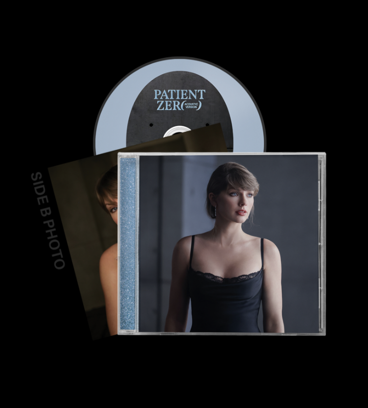 Variety's tweet photo. Taylor Swift has announced her new single, “Patient Zero,” out Sept. 25, along with three limited-edition CDs of the single set to ship Oct. 13.

“I’ve been impatiently waiting to tell you that my brand new single ‘Patient Zero’ will be out on September 25 (!!!!!!!!!!!!) and it’s available to pre-order now on my website for 24 hours," Swift said on Instagram. 

https://t.co/vVVK17aVZB
