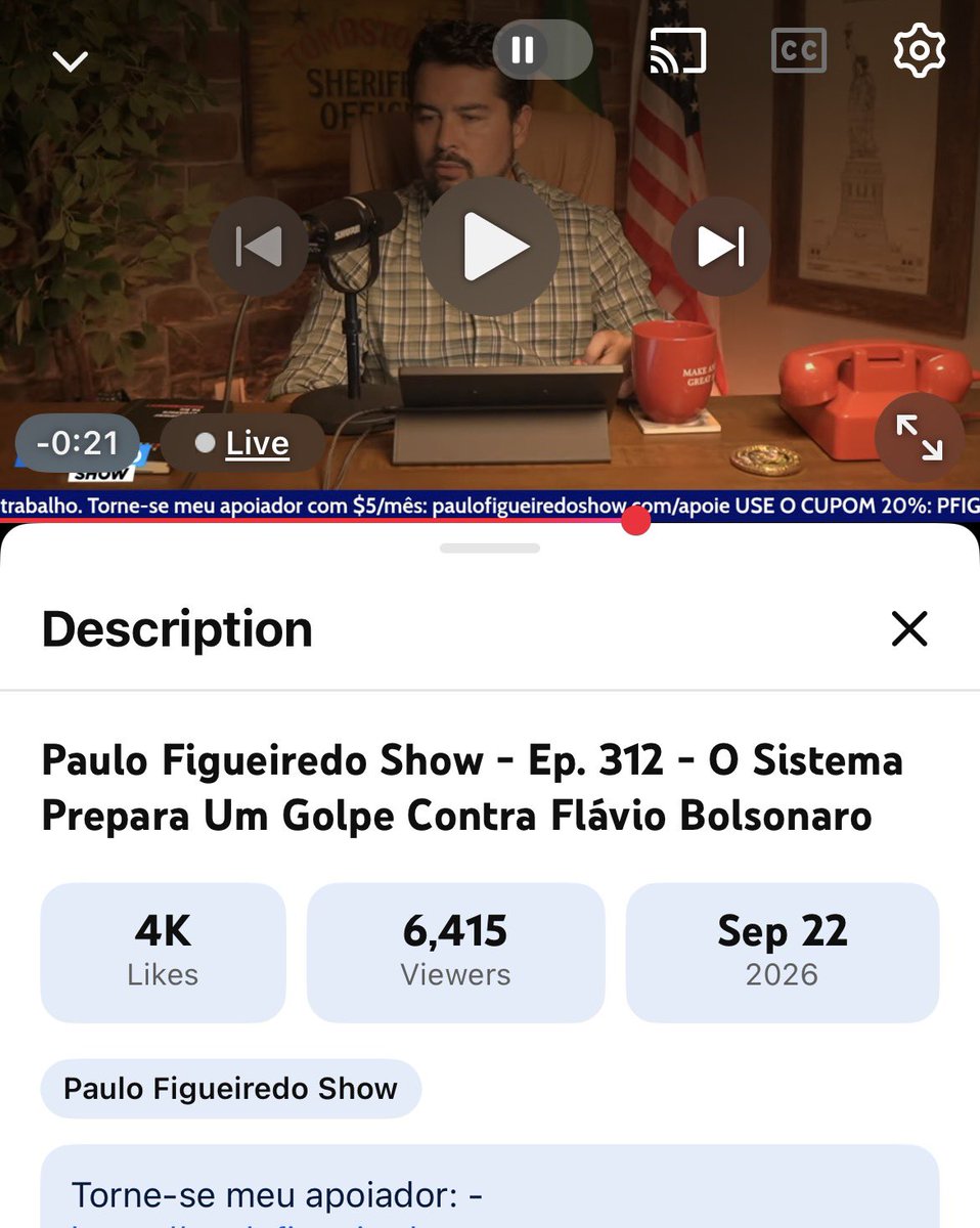 afonsoSII's tweet photo. Paulo Figueiredo Show - Ep. 312 - “O Sistema Prepara Um Golpe Contra Fláv...” https://t.co/jlrwFpUano via @YouTube https://t.co/QYITtOmXXU