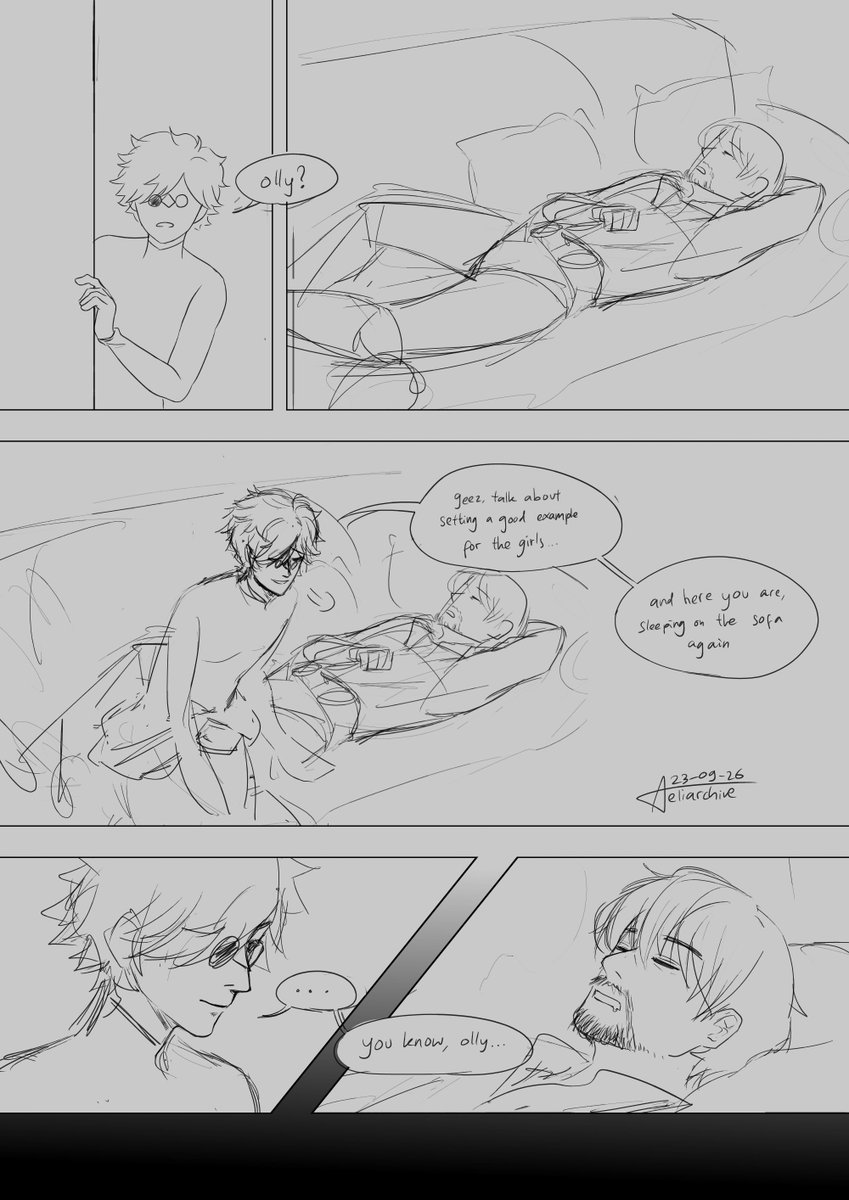 aeliarchive's tweet photo. #orufrey comic i did a few months ago, though now that i read it again it sounds kinda ooc 😬 and a little bit too similar to my prev comic lol

I probably won't be continuing this so figured I'd just share this here. Enjoy! :)

#whaspoiler https://t.co/66OUjRy11U