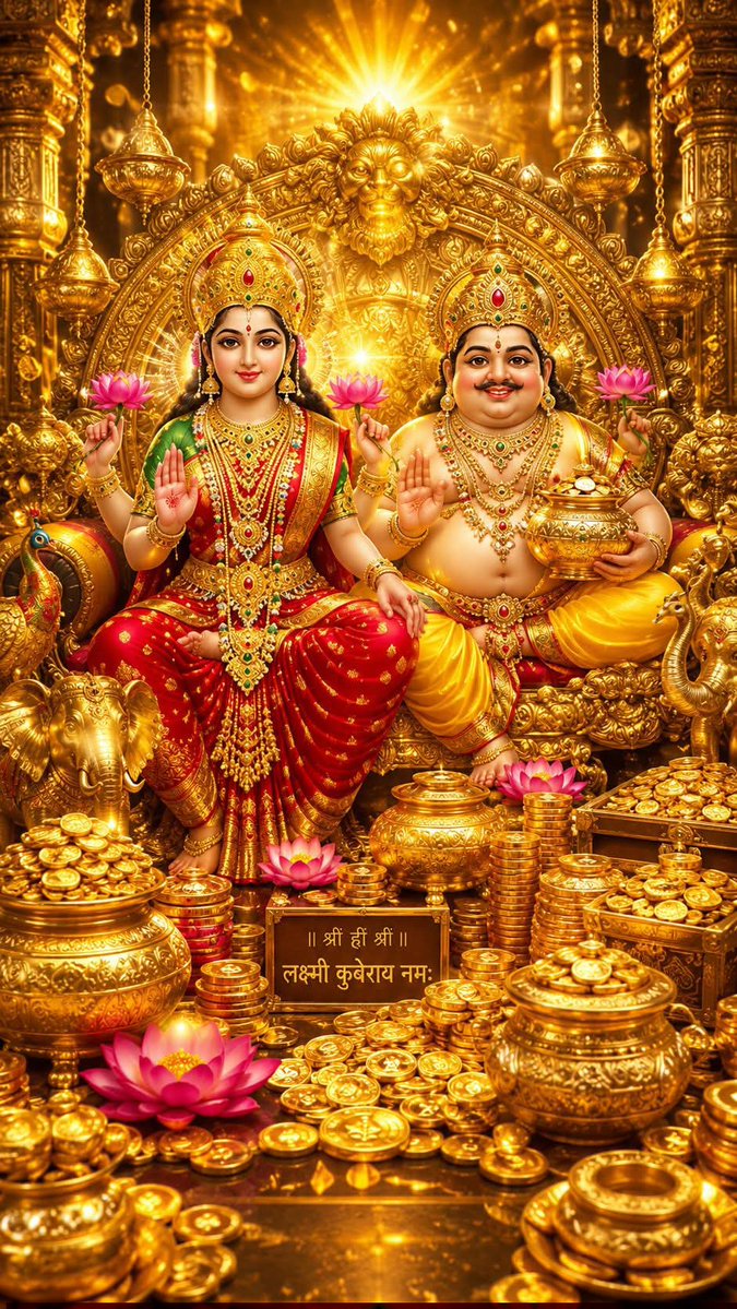 Manjuma51153064's tweet photo. ॐ यक्षाय कुबेराय वैश्रवणाय धनधान्याधिपतये
धनधान्यसमृद्धिं मे देहि दापय स्वाहा ॥

ॐ लक्ष्मी कुबेराय नमः ✨️🪷☀ https://t.co/EnyiV1NZoL