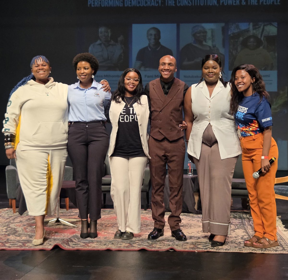 Princymthombeni's tweet photo. Earlier today, I joined the 18th Drama for Life Conference & Festival at Wits - University of the @WitsUniversity as a panellist for:

“Performing Democracy: The Constitution, Power & the People.”

A conversation with young people about democracy, citizenship and the Constitution.

#SACR #DramaForLife #ConstitutionalReform #ThePeople