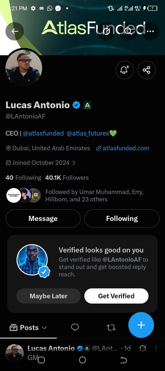 U_S_Yaro's tweet photo. @dannypips_f @LAntonioAF @atlasfunded Everything done ✅ https://t.co/QY7N7NEB0v