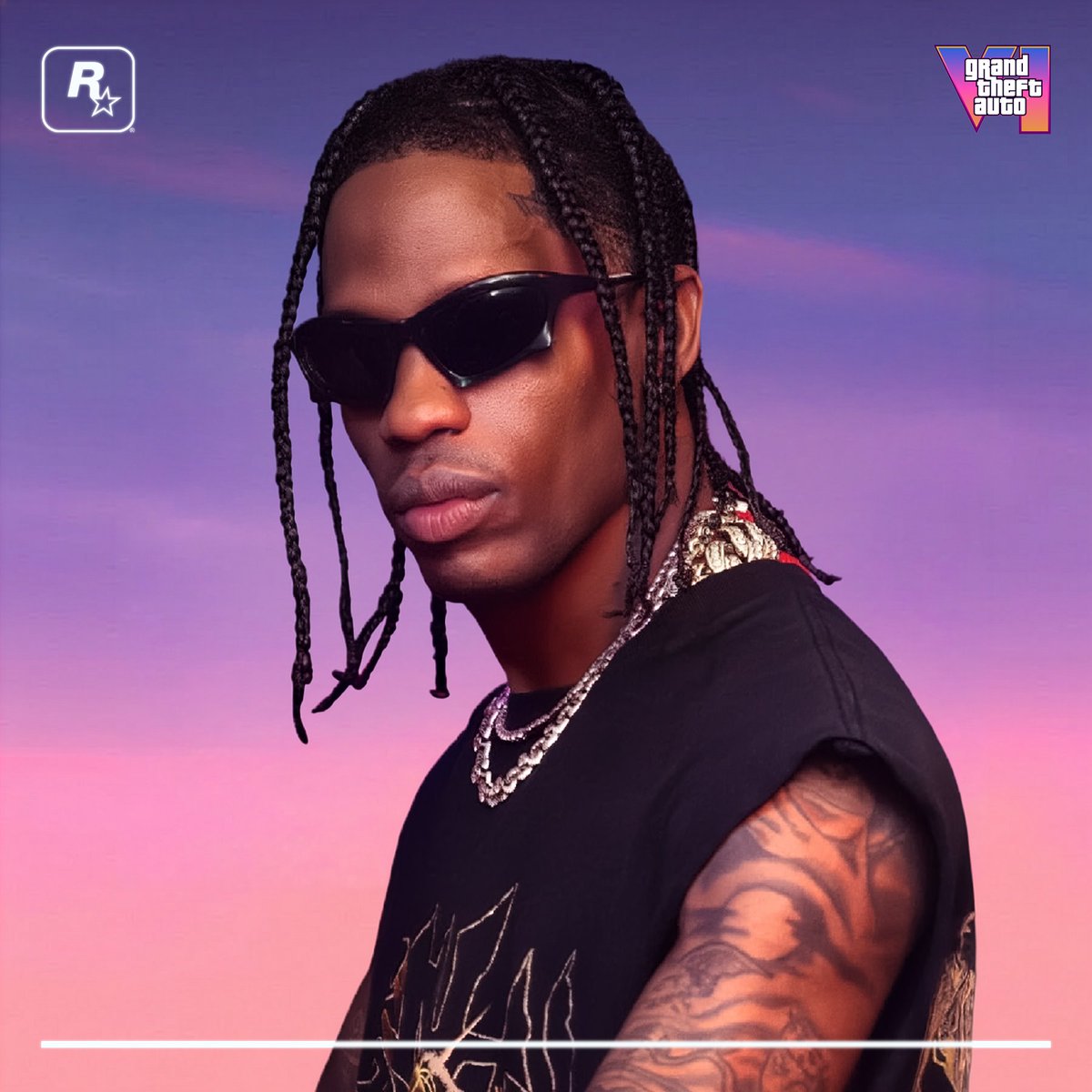 SourceVI's tweet photo. 🚨 BREAKING: Travis Scott will reportedly have his own dedicated radio station in GTA VI titled “https://t.co/1xABWHfmHn.”

The station will feature music from throughout Travis’ catalogue alongside exclusive new songs, with additional tracks reportedly set to release through the station regularly after launch. 🔥@thrill_com