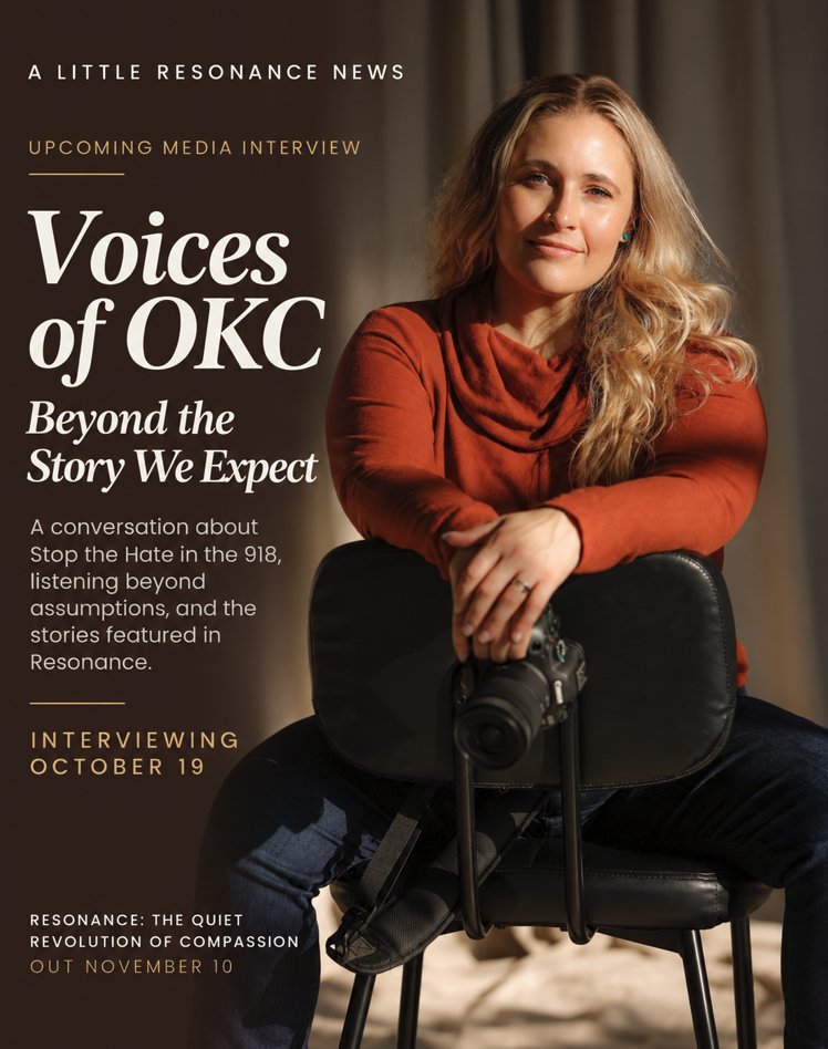 NGaleWings's tweet photo. More Resonance news ✨ On Oct. 19, I’ll join Voices of OKC to discuss Stop the Hate in the 918, listening beyond assumptions, and the stories people tell when we make room to truly hear them. Resonance arrives Nov. 10. https://t.co/Lw99dEvALz