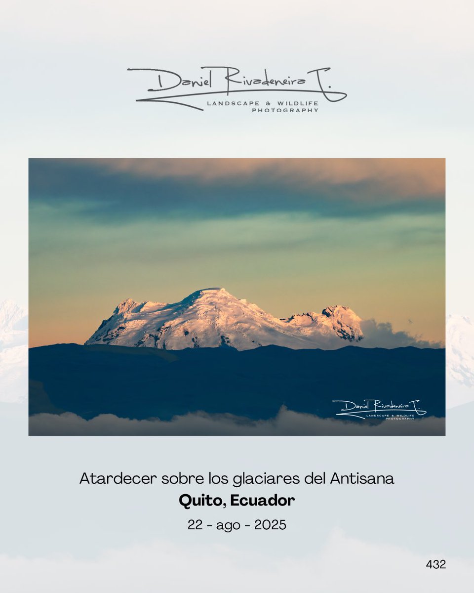 DRivaT90's tweet photo. 432. Atardecer sobre los glaciares del Antisana
Quito, Ecuador 🇪🇨
-
-
-
#Ecuador
#Canon
#Landscape
#PhotographyIsArt
#ThisIsNotAI https://t.co/NcFQbvyPAy