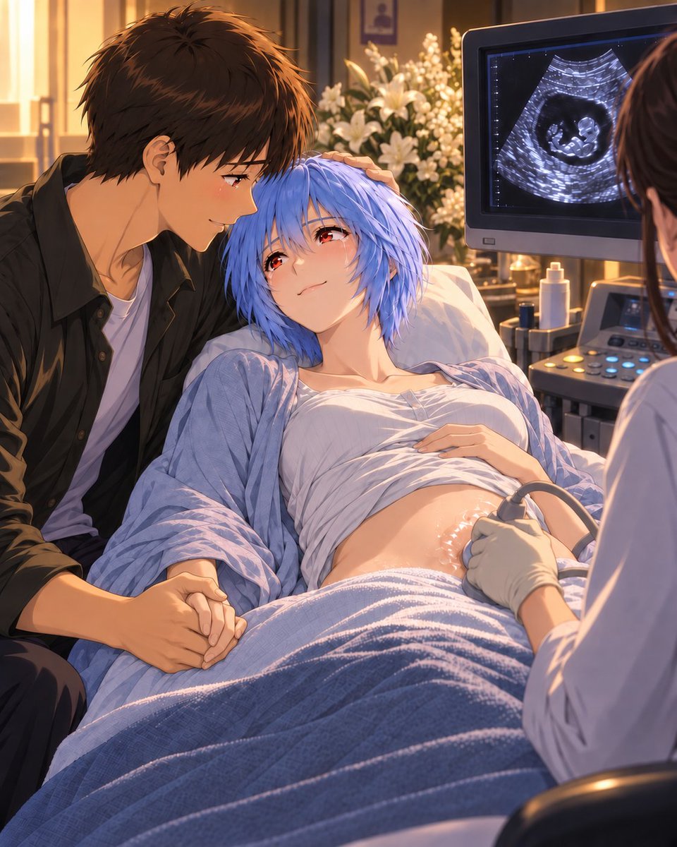 ReiShinTogether's tweet photo. Our first glimpse of the little life we’ve been dreaming about. A tiny heartbeat, happy tears, and a moment we’ll never forget. https://t.co/VfvCcz5gD2