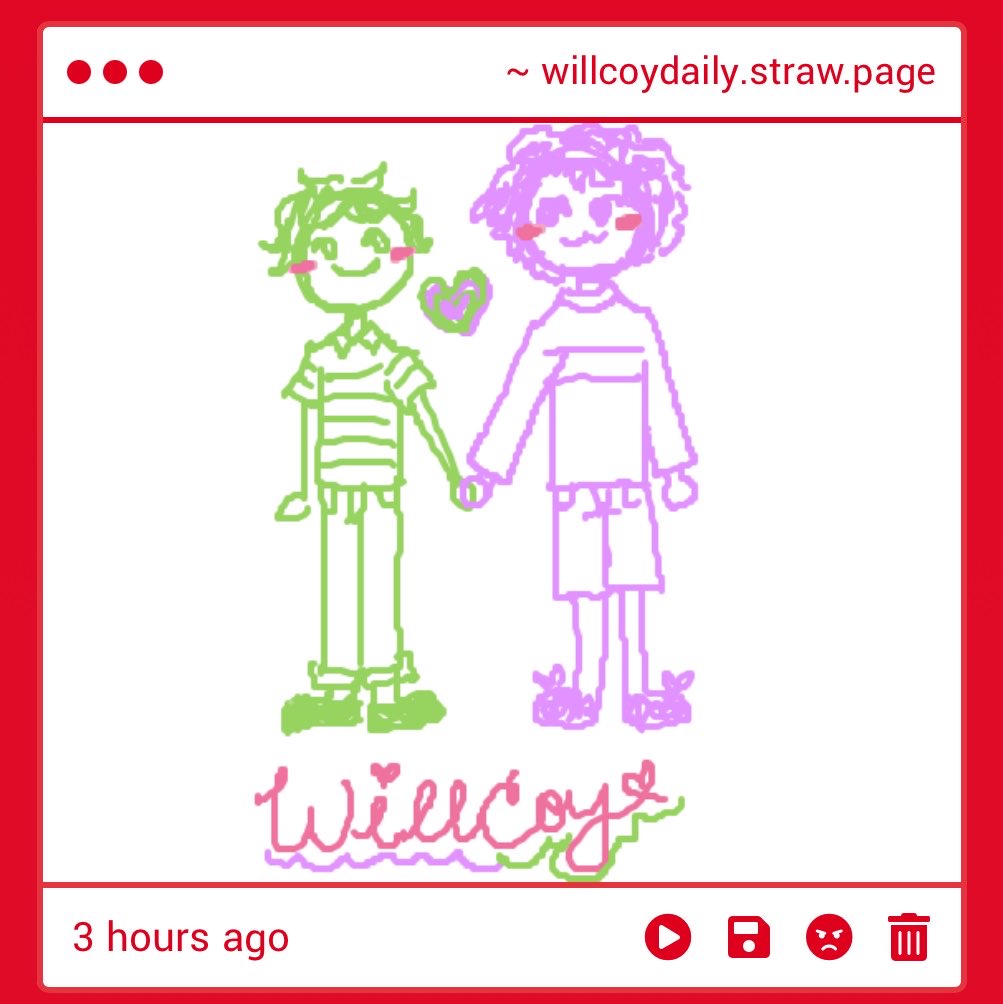 willcoydaily's tweet photo. awwwwwe i just opened my strawpage to three Beautiful pieces of art omg..... Thank u all so much omgomg they are sosososo cute tysmmmmm!!! 💜💚 https://t.co/zEQWjwEi1o