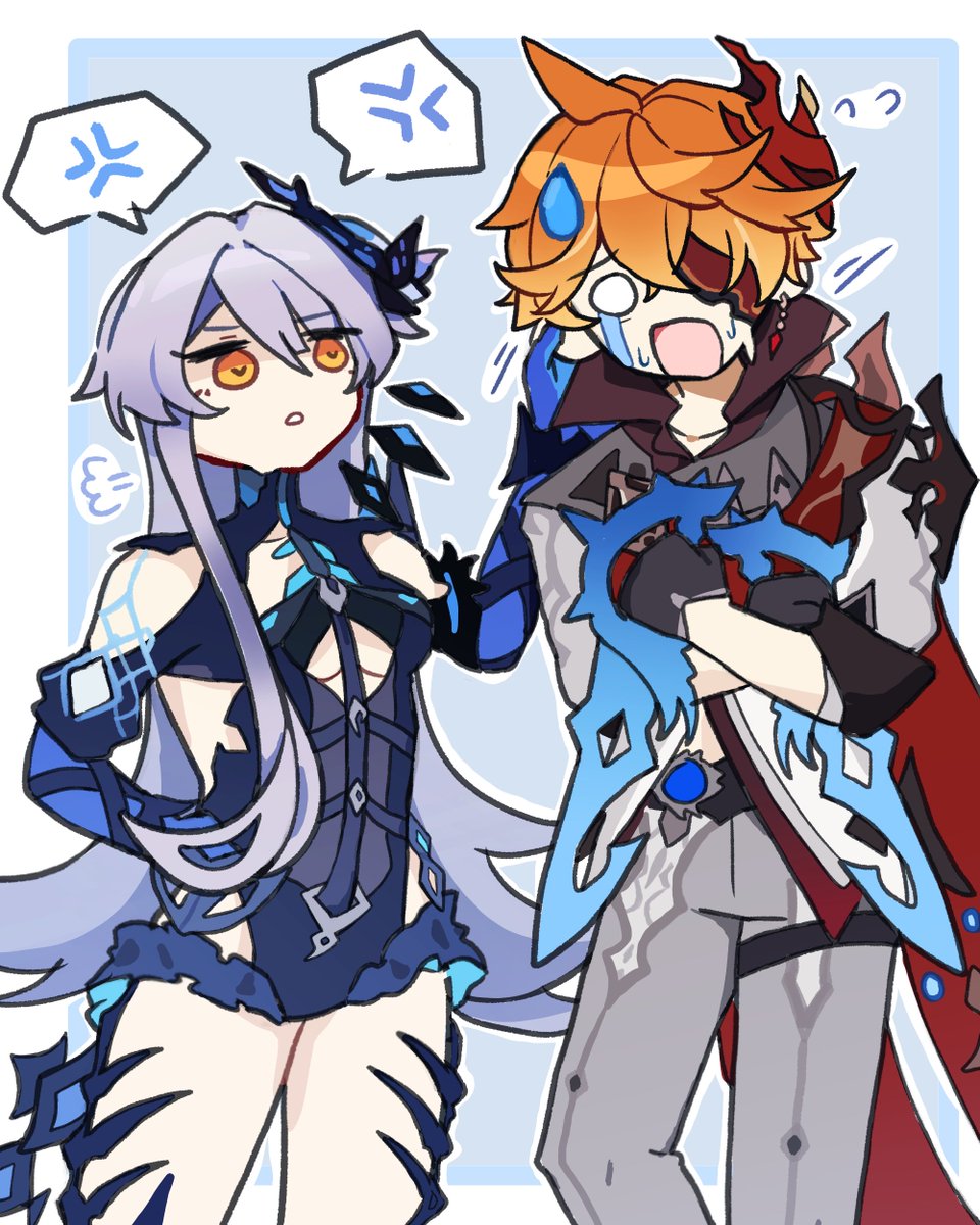 SkirkDoodles_'s tweet photo. #Skirk #Childe #原神 https://t.co/97rLPuYBPT