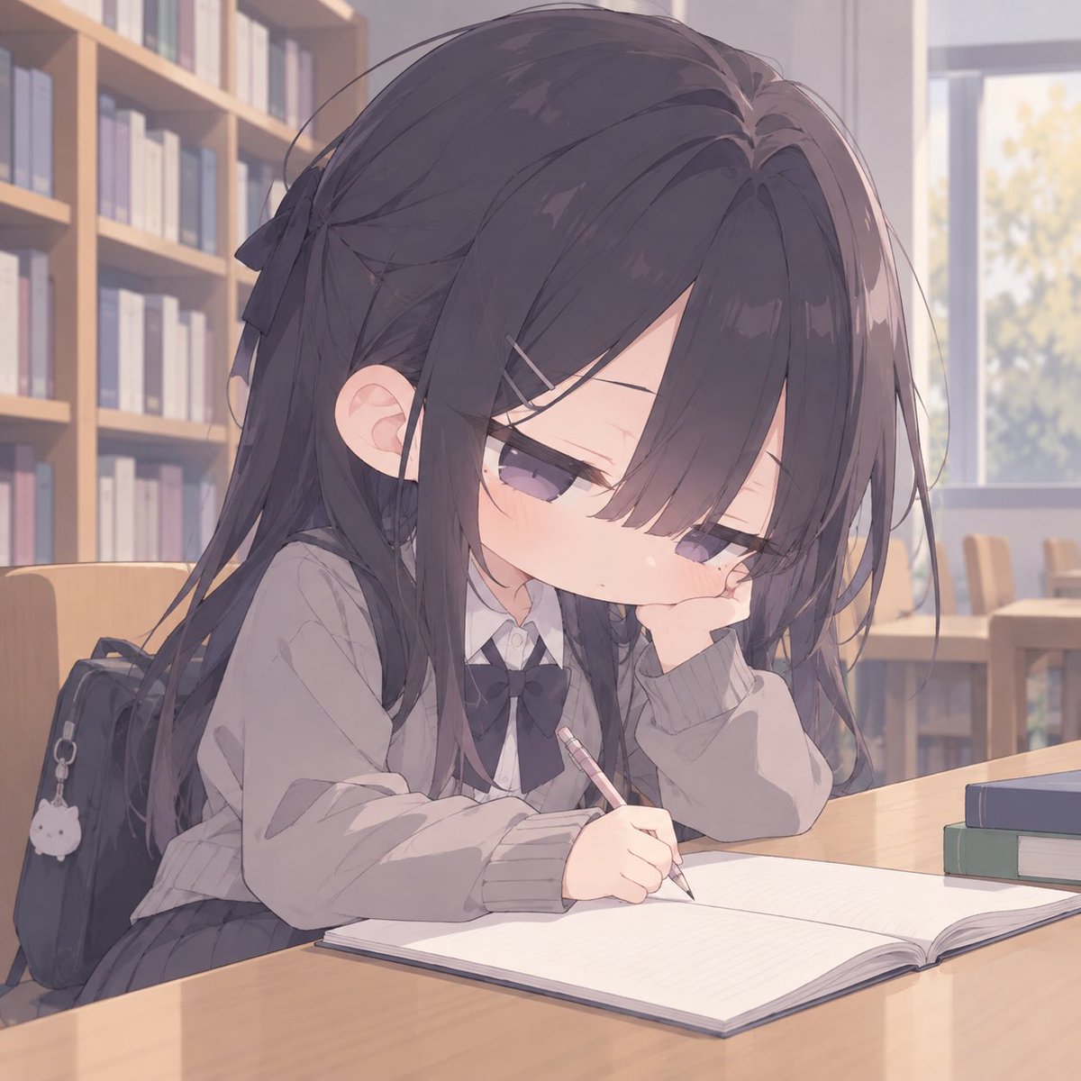 chibihoukago's tweet photo. ちゃんと来た。
ちゃんと開いた。

……そこまでは完璧。

#ちび放課後 #AIイラスト #オリジナルキャラクター https://t.co/VRq8bc3tZl