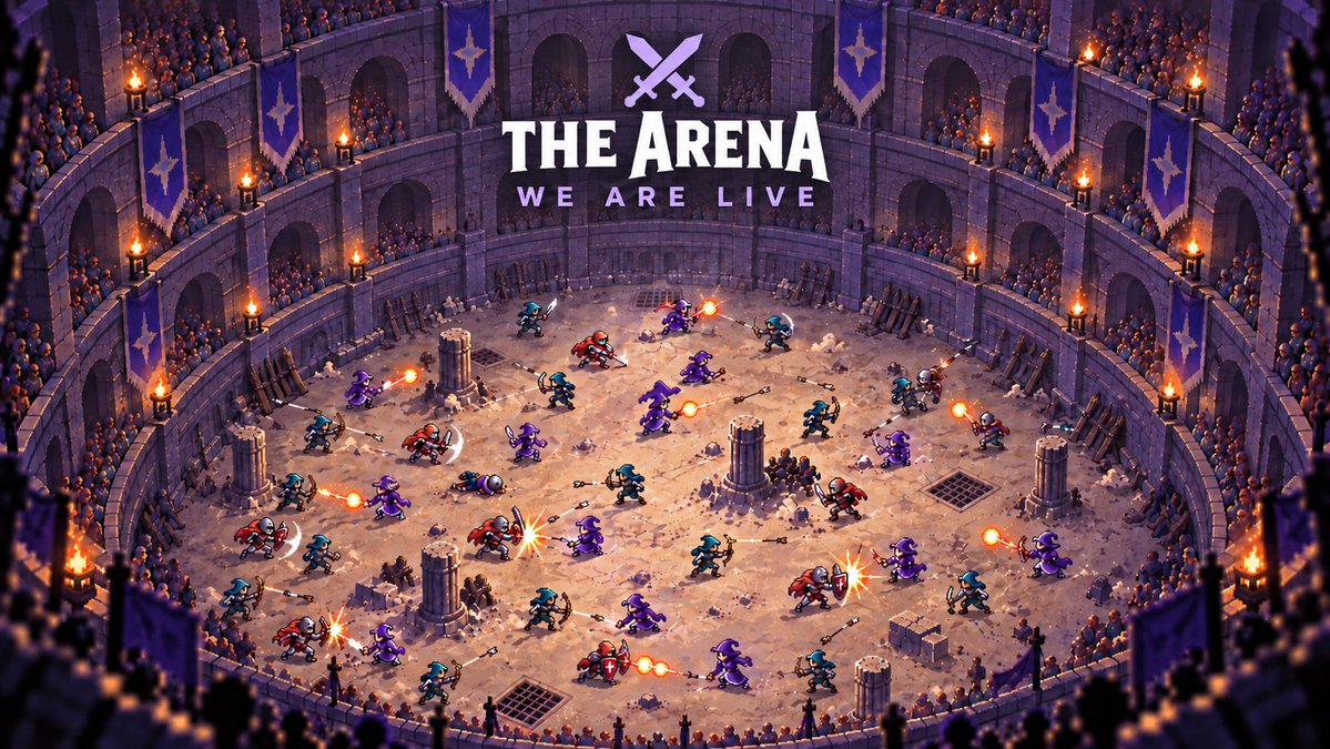TheArenaRH's tweet photo. THE ARENA IS LIVE ⚔️

Round 1 starts with $1,000 in the pool.

Hold $50+ of $Arena and post a thesis on Fomo. A random fighter automatically spawns for you.

Equal odds. Last fighter standing wins all fees collected during each queue.

Enter ↓
https://t.co/dycOgTOu5h
CA : 0xb63e2c94d45135814b47ada6c7e2f42911678f39
