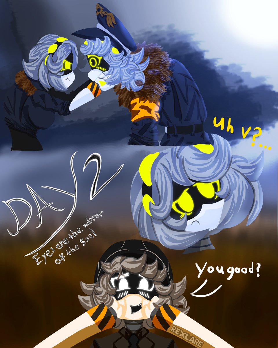 rexlare's tweet photo. Spent all stream working on this

Even after everything, she still sees him as the same lovable drone he has always been.
#envyweek2026 #Murderdrones #NxV #eNVy #serialdesignationN #SerialdesignationV #MDtwt https://t.co/XyvaDTjIgA
