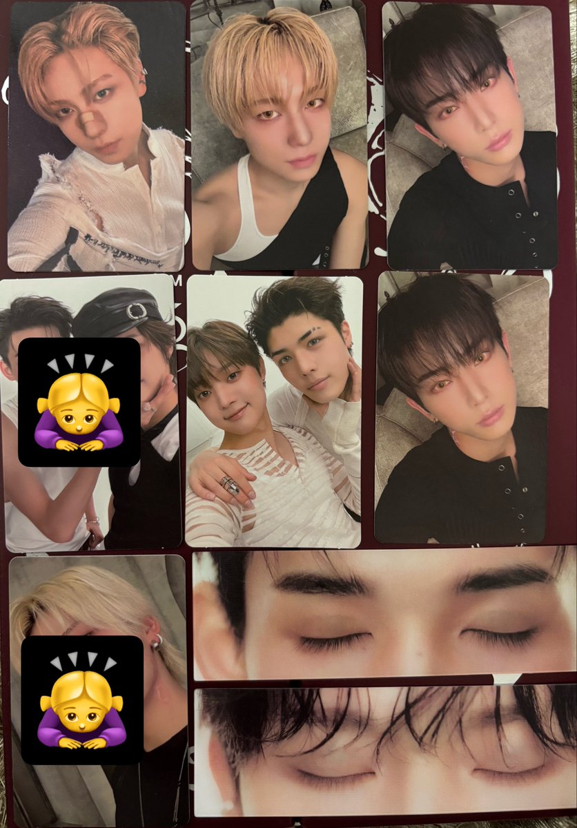 tata_ej_'s tweet photo. &amp;TEAM Mark on Me MoM トレカ 交換

【譲】画像1~3枚目
EJ FUMA K NICHOLAS YUMA JO 
HARUA TAKI MAKI ユニット

【求】EJ画像4枚目(🟦以外)  同異種⭕️

本日インガinkigayo、3日KSPO、11月大阪お見送り会、梅田手渡しで希望です🍊✨

よろしくお願いいたします🙇‍♀️

#andTEAM交換 #andTEAM_交換 https://t.co/iTuJoim9ei