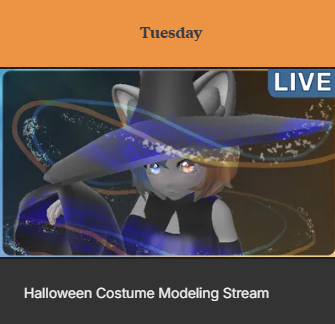 keidakat's tweet photo. Here's the plan for the week!
(Check out the start of the Tuesday Stream VOD for the full rundown) https://t.co/O54BKmXVf7