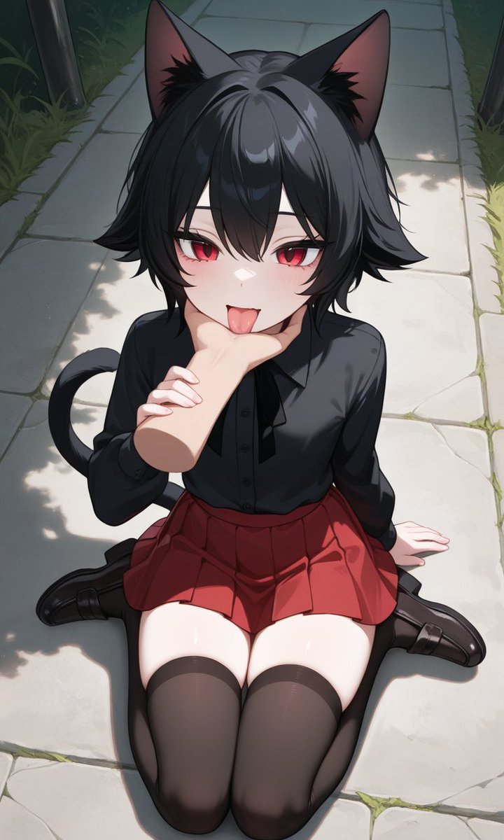 Nao38586's tweet photo. Here we have a femboy in its most natural state, but be careful, it's not always like that; if you get too close, anything can happen. #AIart #AIillustration #daime_kun #femboy #SFW  #AIイラス https://t.co/094SbfVgKH