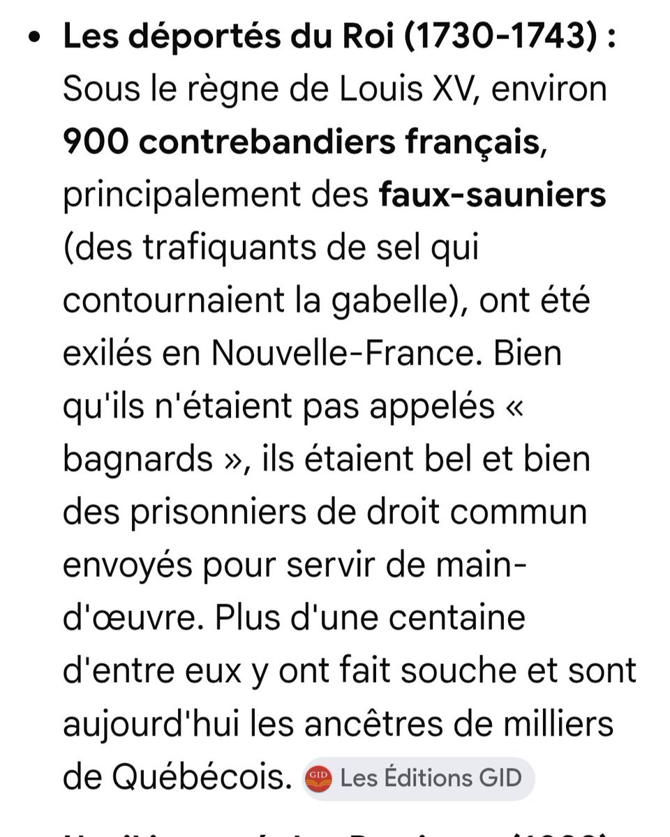 Chafikmtld's tweet photo. @DanbQc Migrant.... vous avez que ca a la bouche ... parlons des premières immigrants les bagnard de france ... https://t.co/YUDDuDVB0X