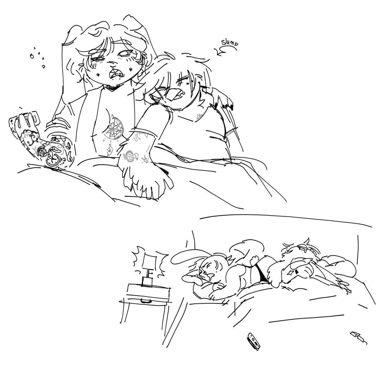 xXRoadkill6Xx's tweet photo. Lil older Hopkick doodle I did last night. Hoppy is so cute w shorter hair. || 

|| #smilingcrittersau #hopkick #MACau #KickinChicken #HoppyHopscotch https://t.co/xCIINV5IPB